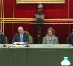 Su Majestad el Rey Don Juan Carlos durante su intervención 